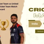 India National Cricket Team vs United States National Cricket Team Match Scorecard