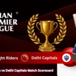 Kolkata Knight Riders vs Delhi Capitals Match Scorecard