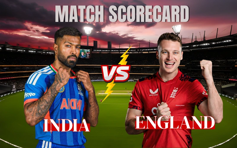 India National Cricket Team Vs England Cricket Team Match Scorecard
