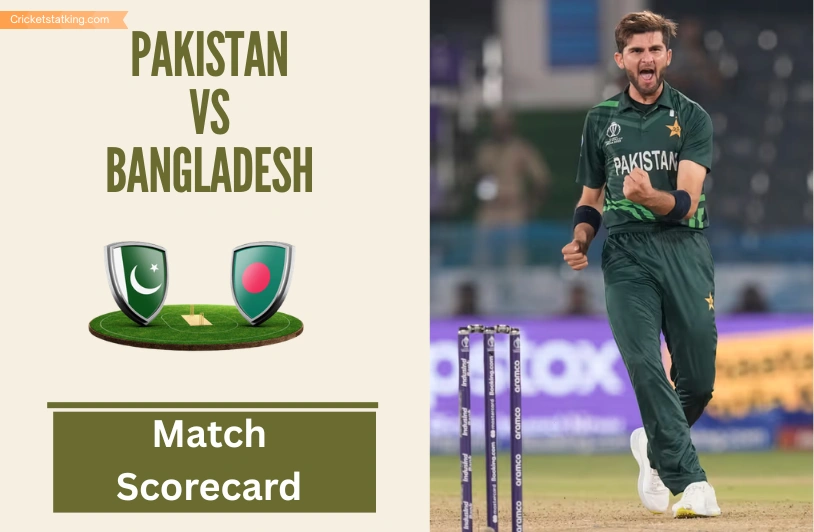 Pakistan National Cricket Team vs Bangladesh National Cricket Team Match Scorecard