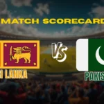 Sri Lanka National Cricket Team Vs Pakistan National Cricket Team Match Scorecard