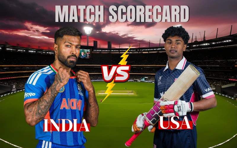 United States National Cricket Team Vs India National Cricket Team Match Scorecard