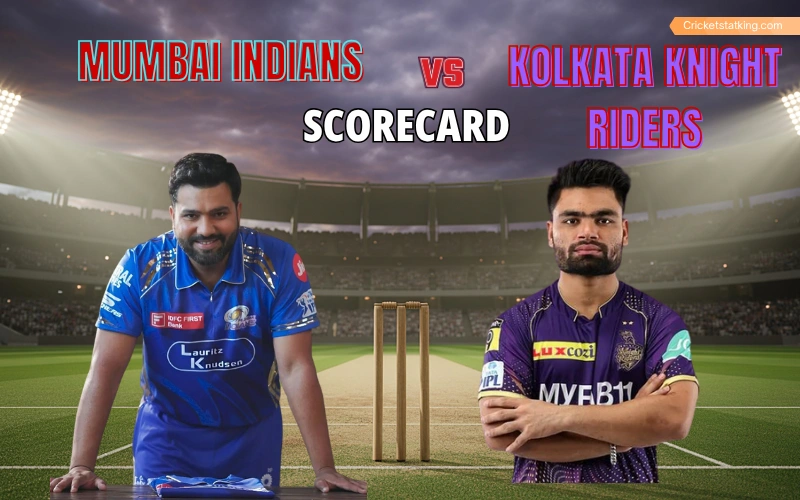Mumbai Indians Vs Kolkata Knight Riders Match Scorecard
