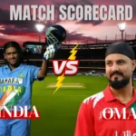 India National Cricket Team Vs Oman National Cricket Team Match Scorecard