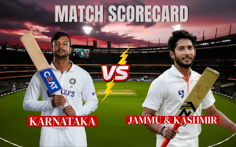 Jammu And Kashmir Cricket Team Vs Karnataka Cricket Team Match Scorecard