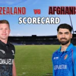 New Zealand National Cricket Team vs Afghanistan National Cricket Team Match Scorecard