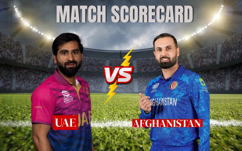 United Arab Emirates National Cricket Team vs Afghanistan National Cricket Team Match Scorecard