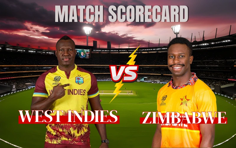 West Indies Cricket Team vs Zimbabwe National Cricket Team Match Scorecard