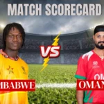 Zimbabwe National Cricket Team Vs Oman National Cricket Team Match Scorecard