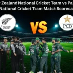 New Zealand National Cricket Team vs Pakistan National Cricket Team Match Scorecard