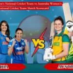 india women's national cricket team vs australia women's national cricket team match scorecard